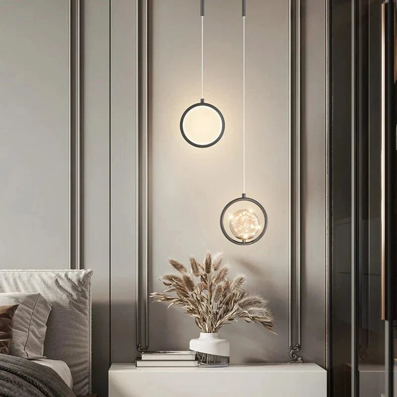 Lustre Double Tête Nordique Moderne Minimaliste Élégant | Marco Lucetti