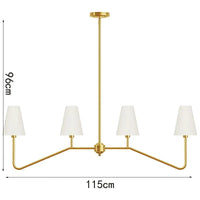 Lustre Élégance Dorée | Marco Lucetti Éclairage Or 4