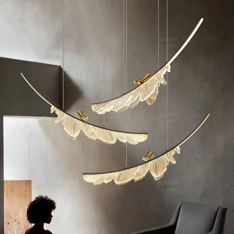 Lustre élégant pour votre salle à manger. | Marco Lucetti Noir 3 têtes / Blanc froid