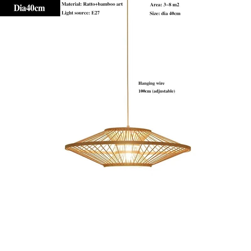 Lustre en Bambou d'Art pour Décoration et Eclairage de Luxe | Marco Lucetti