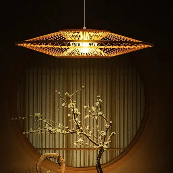 Lustre en Bambou d'Art pour Décoration et Eclairage de Luxe | Marco Lucetti