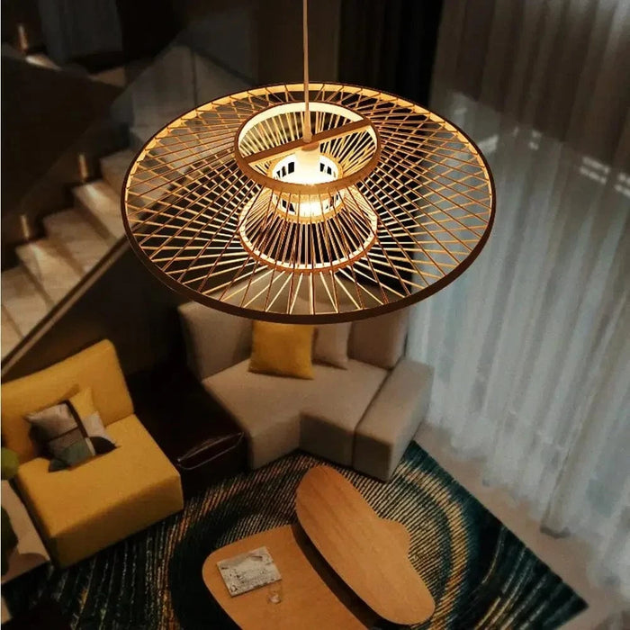 Lustre en Bambou d'Art pour Décoration et Eclairage de Luxe | Marco Lucetti