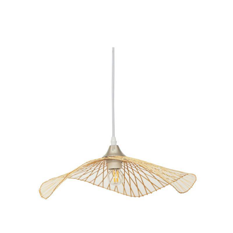 Lustre en bambou japonais Saucer.getenvoi(JSON.stringify({ title: "Suspension japonaise Saucer en bambou" })) | Marco Lucetti