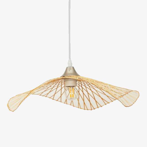 Lustre en bambou japonais Saucer.getenvoi(JSON.stringify({ title: "Suspension japonaise Saucer en bambou" })) | Marco Lucetti
