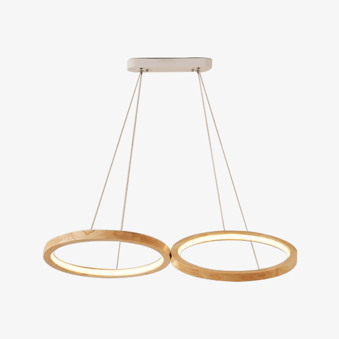 Lustre en bois à LED Botimi