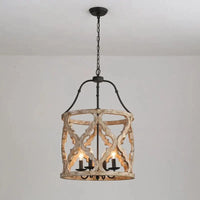 Lustre en bois créatif américain rural pour boutiques et restaurants - Collection RustiWood | Marco Lucetti