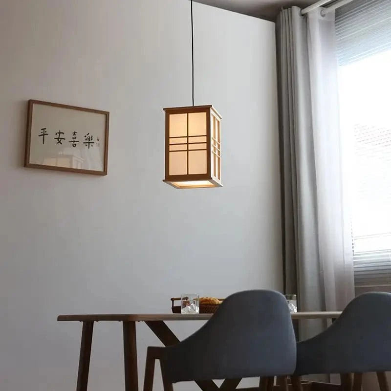 Lustre en bois décoratif pour espaces de restauration, bars, hôtels et studios de yoga | Marco Lucetti