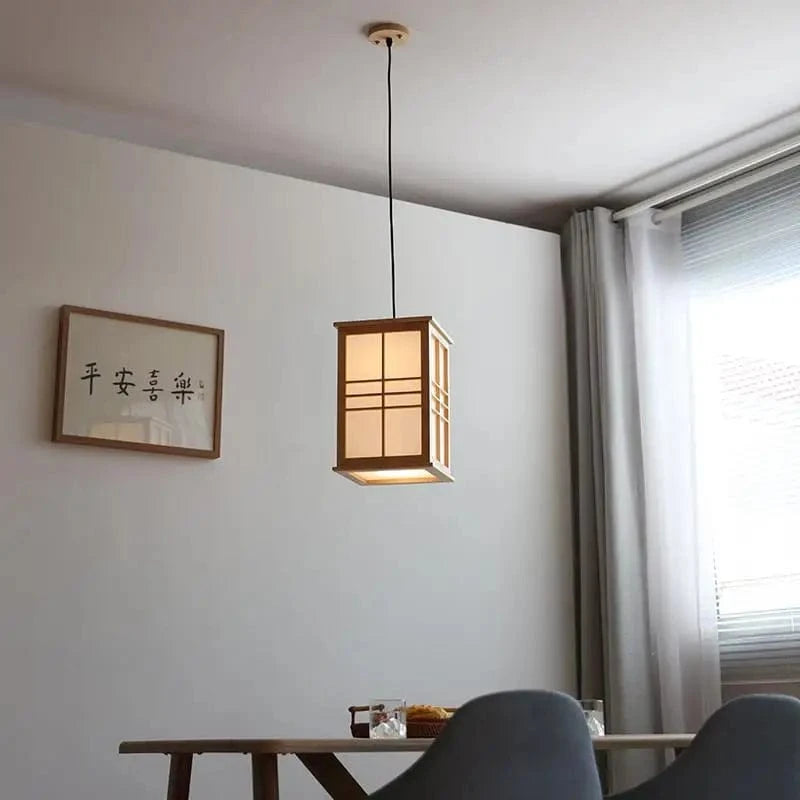 Lustre en bois décoratif pour espaces de restauration, bars, hôtels et studios de yoga | Marco Lucetti