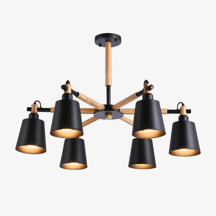 Lustre Personality Rustic Bois & Métal