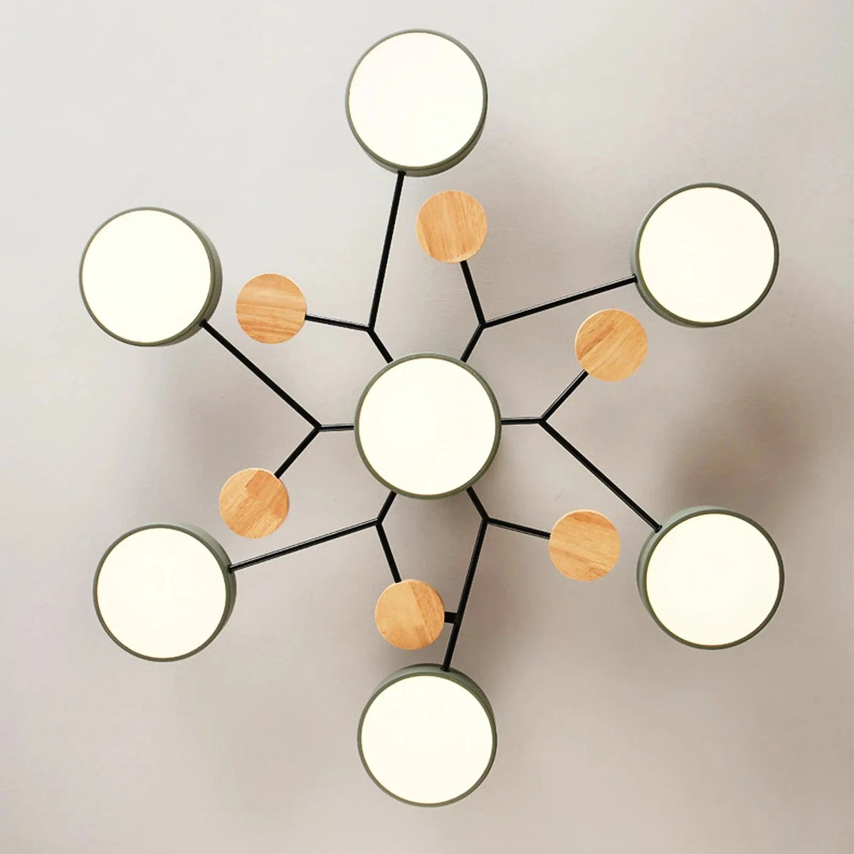 Lustre en bois LED de style nordique pour toutes les pièces | Marco Lucetti