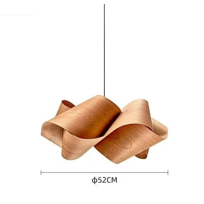 Lustre en bois LED moderne pour un éclairage intérieur chic | Marco Lucetti C 52CM