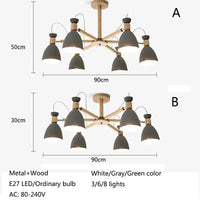 Lustre en bois massif moderne pour plafond d'hôtel | Marco Lucetti
