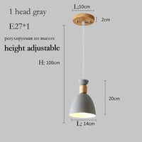 Lustre en bois massif moderne pour plafond d'hôtel | Marco Lucetti Gris 1