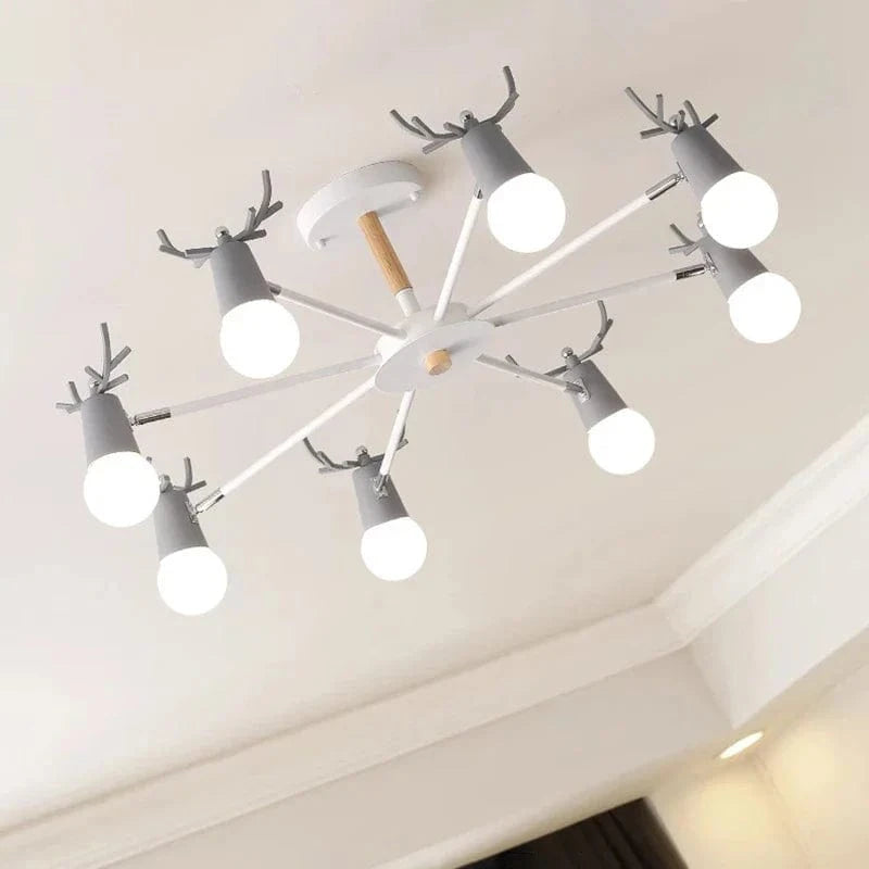 Lustre en bois nordique LED Macaron pour Chambre Enfant | Marco Lucetti