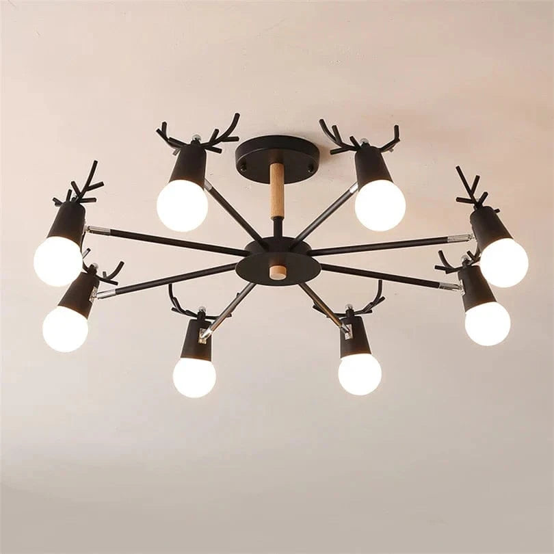 Lustre en bois nordique LED Macaron pour Chambre Enfant | Marco Lucetti