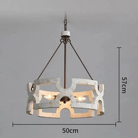 Lustre en bois RusticTouch | Marco Lucetti Couleur vintage