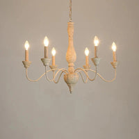 Lustre en bois style Américain Vintage pour salon, salle à manger, chambre, café ou magasin de vêtements | Marco Lucetti