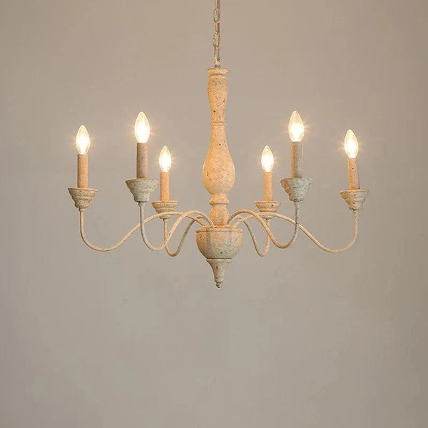 Lustre en bois style Américain Vintage pour salon, salle à manger, chambre, café ou magasin de vêtements | Marco Lucetti