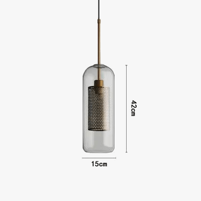 Lustre en boule de verre industriel rétro pour loft, hôtel et restaurant. | Marco Lucetti