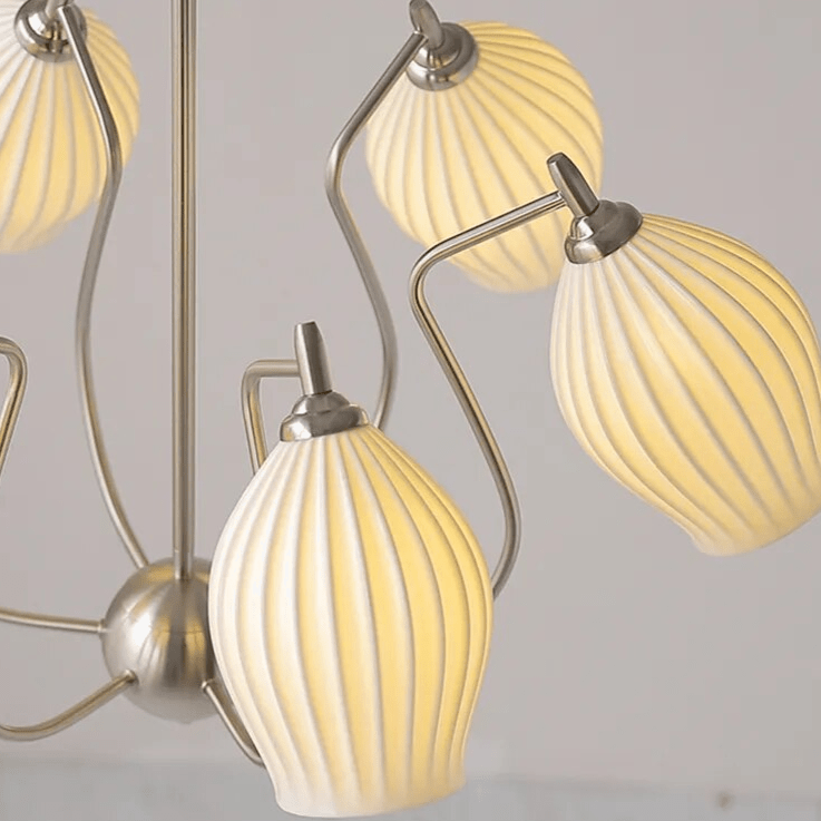 Lustre en céramique français pour un salon élégant | Marco Lucetti