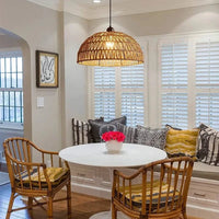 Lustre en corde de chanvre de style japonais - Élegance Japonaise | Marco Lucetti