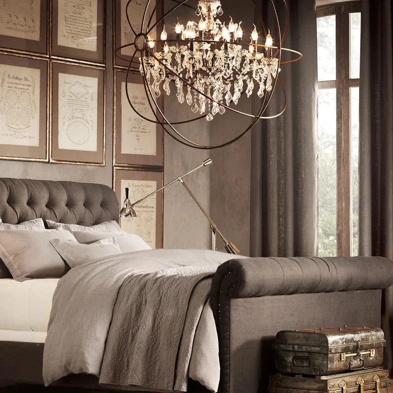 Lustre en cristal d'époque Vintage | Marco Lucetti