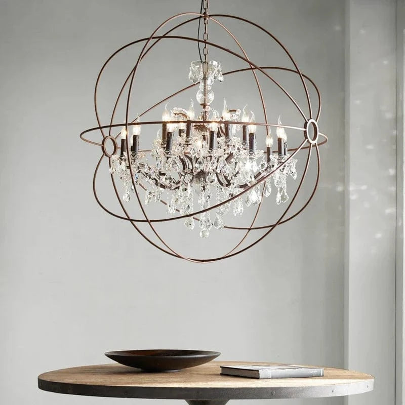 Lustre en cristal d'époque Vintage | Marco Lucetti