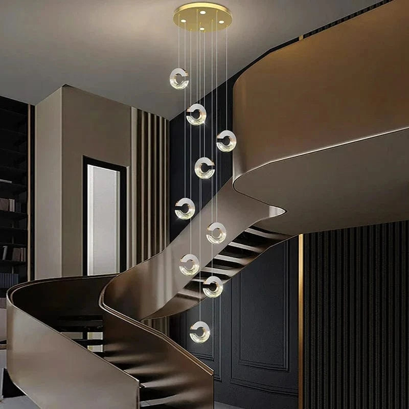 Lustre en cristal de décoration pour une maison contemporaine | Marco Lucetti