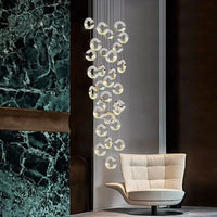 Lustre en cristal de décoration pour une maison contemporaine | Marco Lucetti