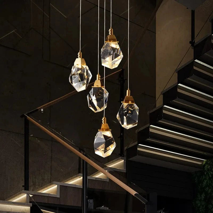 Lustre en cristal de luxe Ling Iceberg LED | Marco Lucetti