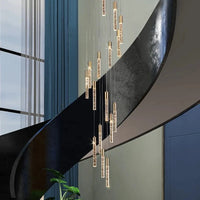 Lustre en cristal design cylindrique - Élégance lumineuse | Marco Lucetti