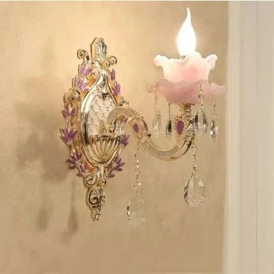 Lustre en cristal en alliage de zinc - Collection Élégance Européenne | Marco Lucetti Applique 1 lumière