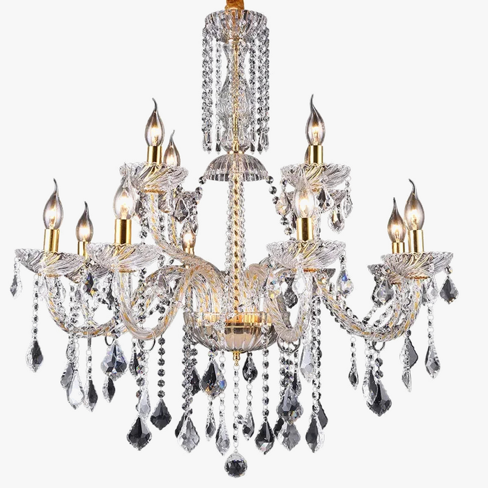 Lustre en cristal européen pour un éclairage élégant et raffiné