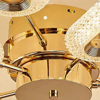 Lustre en Cristal Fleur LED SANDYHA pour Salon Salle à Manger Villa | Marco Lucetti