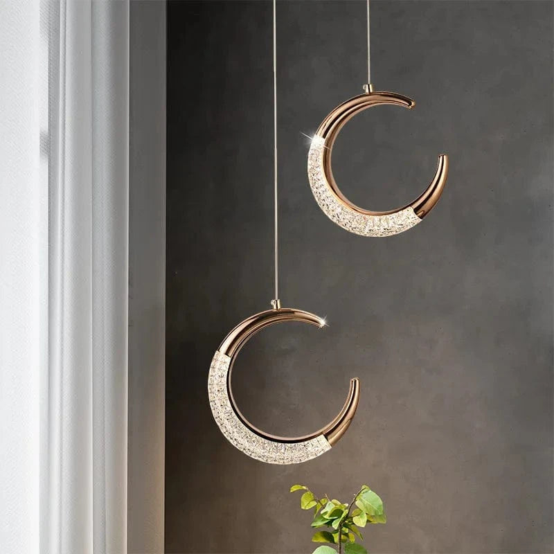 Lustre En Cristal Géométrique Or Émeraude LED Nordique | Marco Lucetti