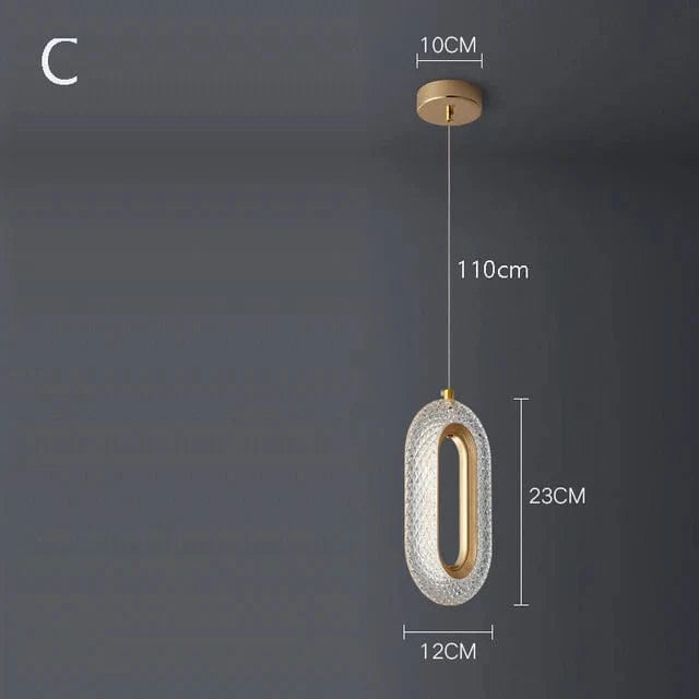 Lustre En Cristal Géométrique Or Émeraude LED Nordique | Marco Lucetti Blanc naturel 4200K / Blanc chaud 3000K