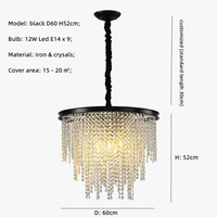 Lustre en cristal LED Chic Glamour | Marco Lucetti