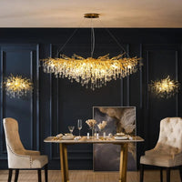 Lustre en Cristal LED de Luxe Moderne pour un Intérieur Élégant | Marco Lucetti