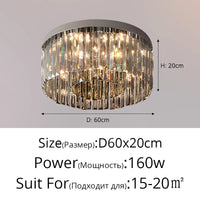 Lustre en Cristal LED de Luxe pour Décoration Intérieure Prestigieuse