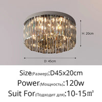 Lustre en Cristal LED de Luxe pour Décoration Intérieure Prestigieuse | Marco Lucetti