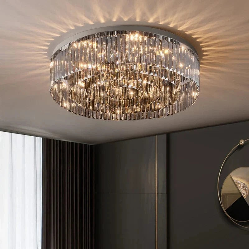 Lustre en Cristal LED de Luxe pour Décoration Intérieure Prestigieuse | Marco Lucetti
