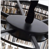 Lustre en Cristal LED Moderne Américain pour Salon Salle à Manger Villa | Marco Lucetti