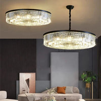 Lustre en Cristal LED Moderne Américain pour Salon Salle à Manger Villa | Marco Lucetti
