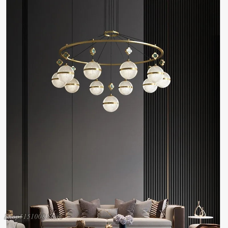 Lustre en cristal minimaliste moderne de luxe 2021 - Édition Prestige