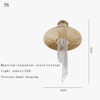 Lustre en Cristal Moderne pour Villa de Luxe LED Glamour | Marco Lucetti