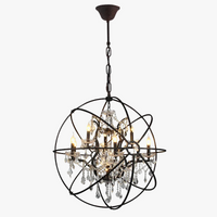 Lustre en cristal Vintage élégant