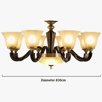 Lustre en cuivre forgé : Éclairage de luxe vintage aux bougies rustiques. | Marco Lucetti