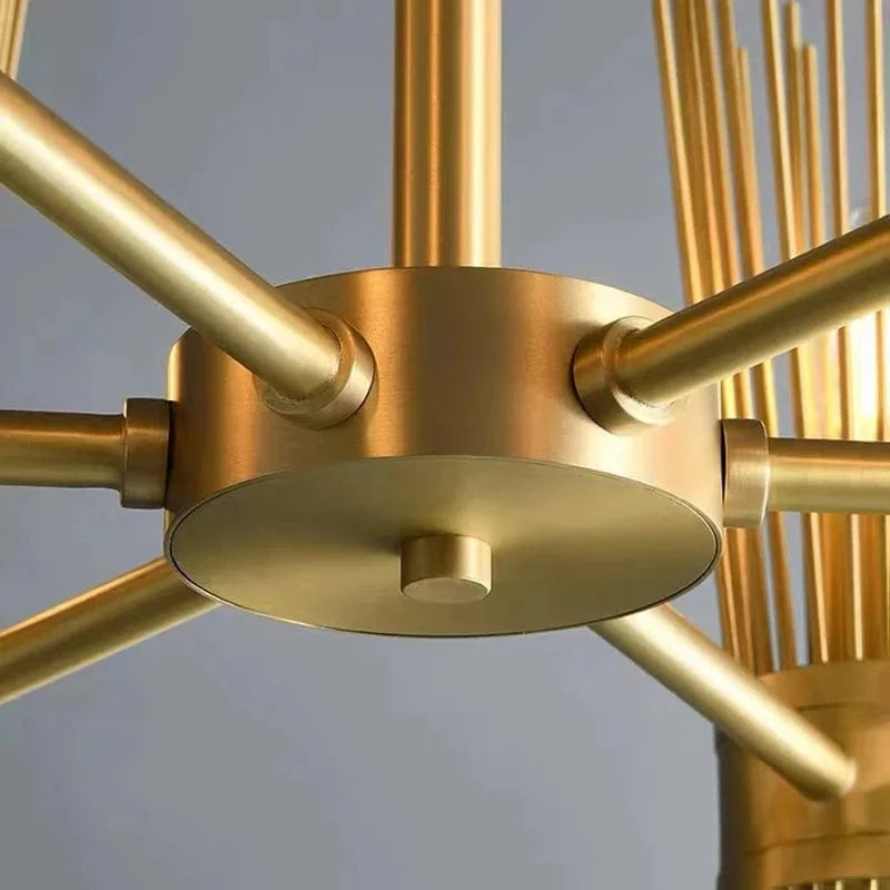 Lustre en Cuivre Lumineux LED pour une Décoration Maison Créative | Marco Lucetti