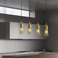 Lustre en Cuivre Lumineux LED pour une Décoration Maison Créative | Marco Lucetti