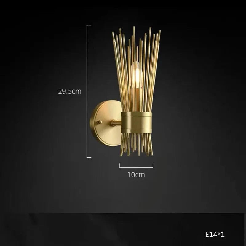 Lustre en Cuivre Lumineux LED pour une Décoration Maison Créative | Marco Lucetti Applique 1 / Lumière naturelle